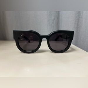Valley Eyewear A Dead Coffin Club Matte Black Sunglasses Retail $280